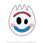 How to Draw Forky from Disney Emoji Blitz