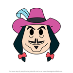 How to Draw Governor Ratcliffe from Disney Emoji Blitz