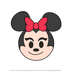 How to Draw Holiday Minnie from Disney Emoji Blitz