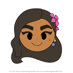 How to Draw Isabela from Disney Emoji Blitz