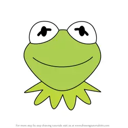 How to Draw Kermit the Frog from Disney Emoji Blitz