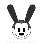 How to Draw Oswald the Lucky Rabbit from Disney Emoji Blitz