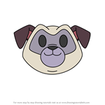 How to Draw Percy from Disney Emoji Blitz