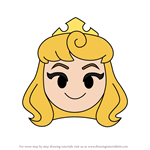 How to Draw Princess Aurora from Disney Emoji Blitz