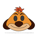 How to Draw Timon from Disney Emoji Blitz