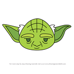 How to Draw Yoda from Disney Emoji Blitz