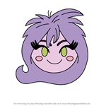 How to Draw Young Mim from Disney Emoji Blitz