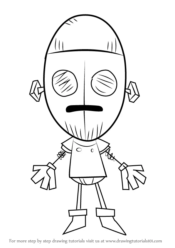 Learn How to Draw WX 78 from Don't (Don't Starve) by Step : Tutorials
