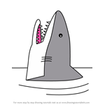 How to Draw Shark from Dumb Ways To Die