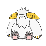 How to Draw Yeti from Dumb Ways To Die