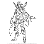How to Draw Bruno from Fire Emblem