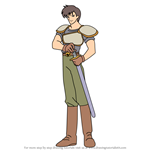 How to Draw Dalvin from Fire Emblem