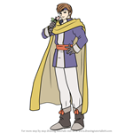 How to Draw Iuchar from Fire Emblem