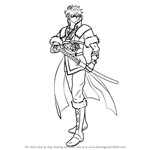 How to Draw Lon'qu from Fire Emblem