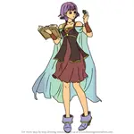 How to Draw Lute from Fire Emblem