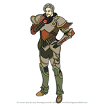 How to Draw Mycen from Fire Emblem