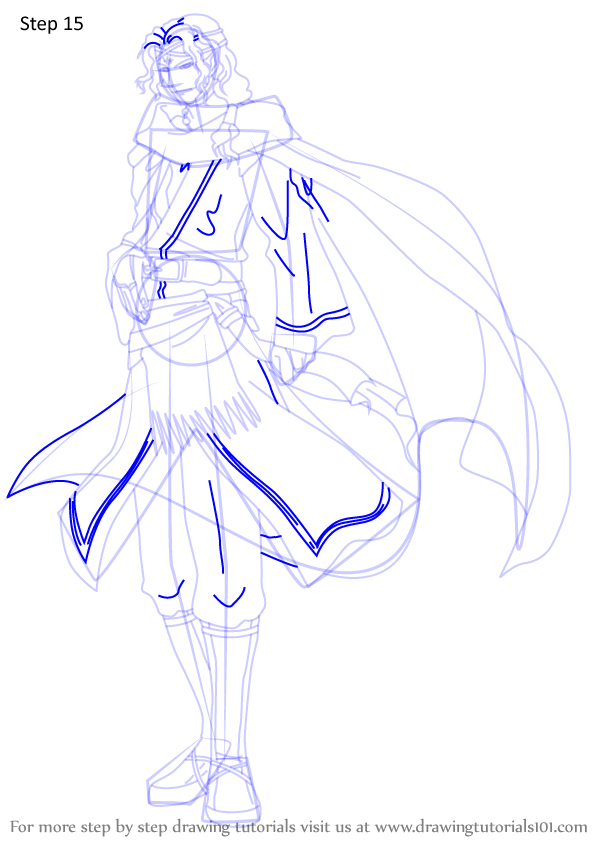 How to Draw Nasir from Fire Emblem (Fire Emblem) Step