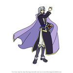 How to Draw Pent from Fire Emblem