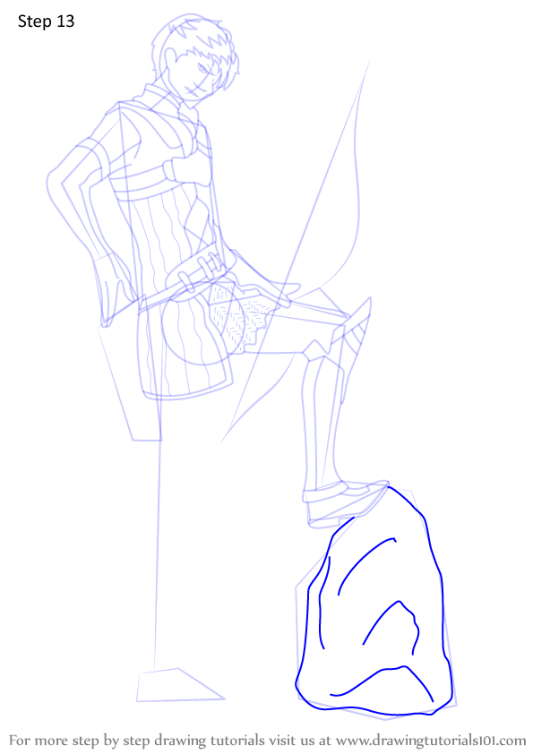 How to Draw Python from Fire Emblem (Fire Emblem) Step by Step ...