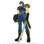 How to Draw Samson (Shadow Dragon and the Blade of Light) from Fire Emblem