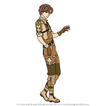 How to Draw Tobin from Fire Emblem