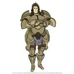 How to Draw Valbar from Fire Emblem