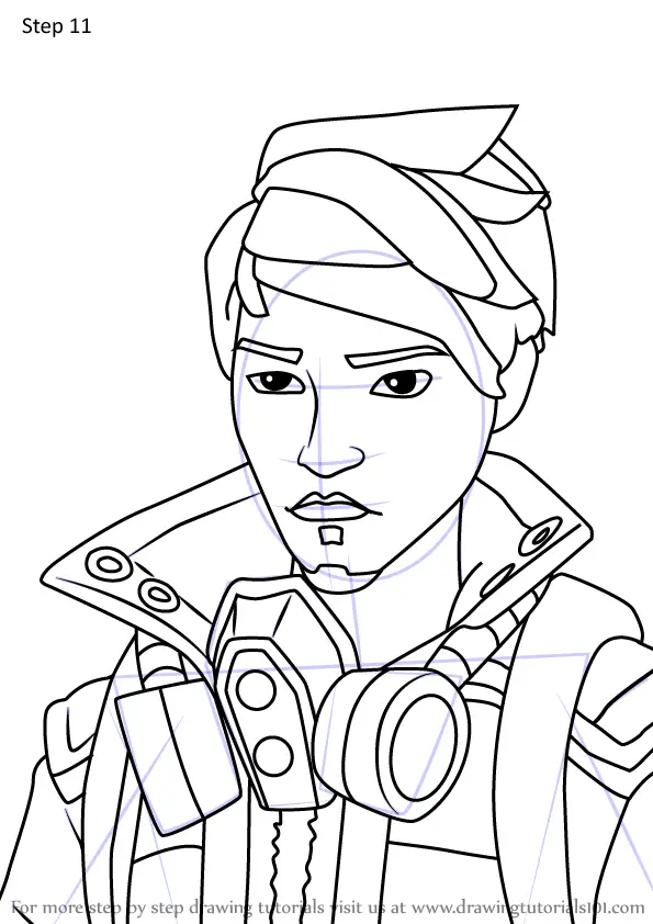 Step by Step How to Draw Shock Specialist AC from Fortnite ...