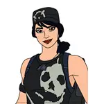 How to Draw Urban Assault Headhunter from Fortnite