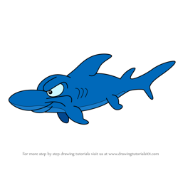 How to Draw Boss from Freddi Fish