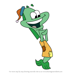 How to Draw Laren from Freddi Fish