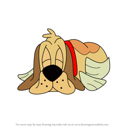 How to Draw Old Soggy from Freddi Fish