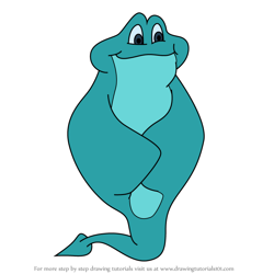 How to Draw Ray from Freddi Fish