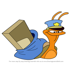 How to Draw U from Freddi Fish