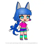 How to Draw Lado from Gacha Life