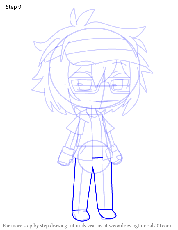 How to Draw Lucas Lee from Gacha Life (Gacha Life) Step by Step