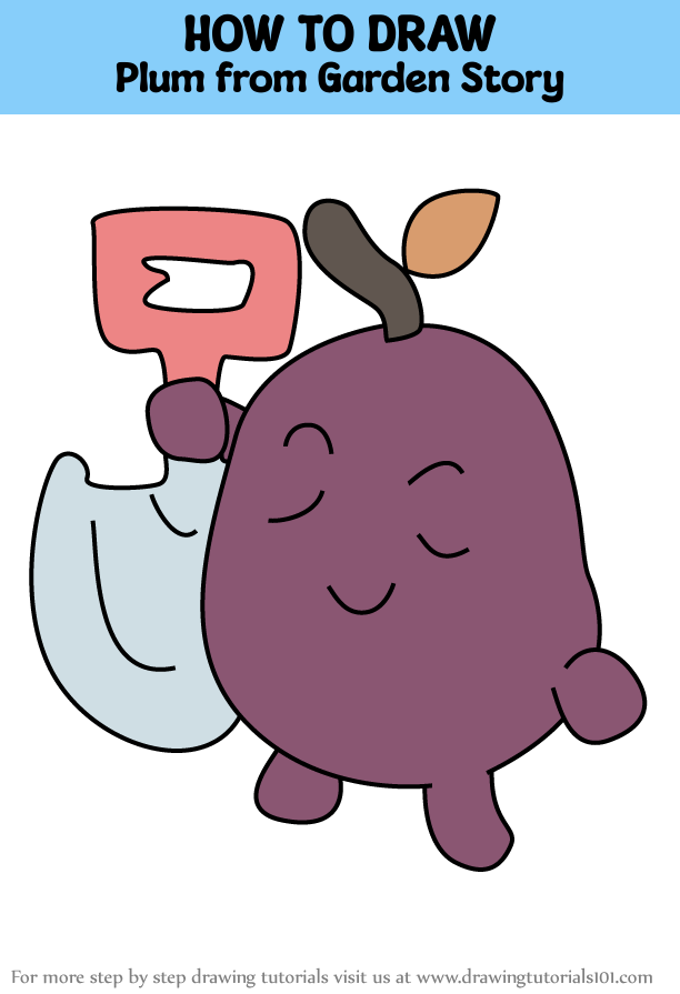 How to Draw Plum from Garden Story (Garden Story) Step by Step ...