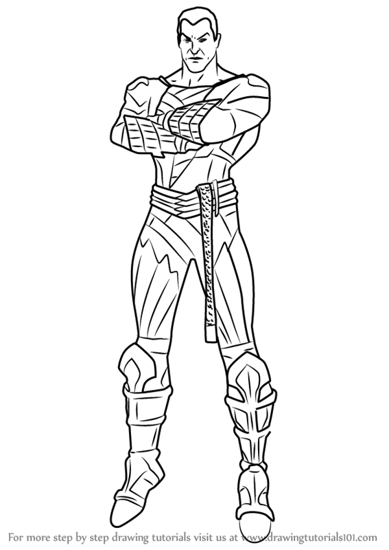 Black Adam Coloring Pages