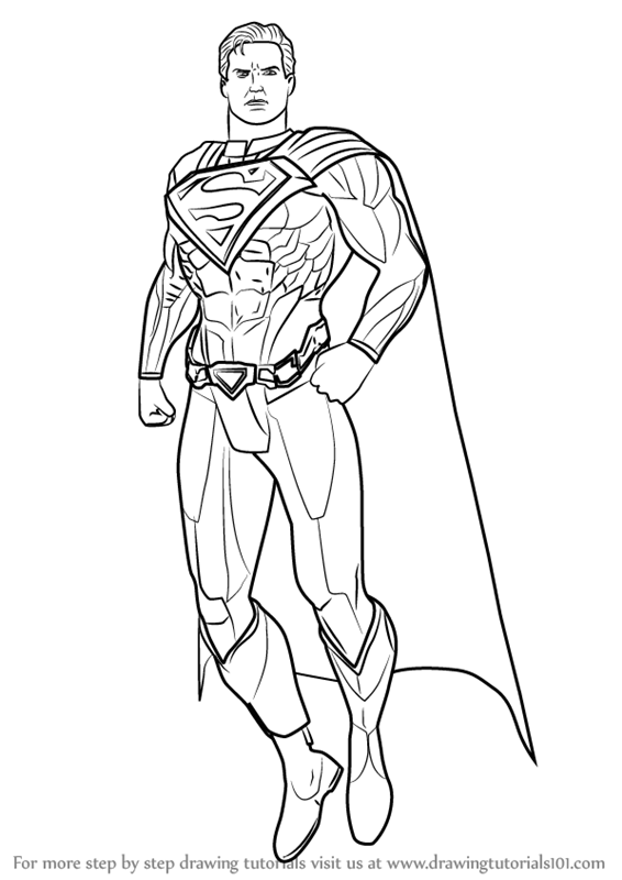 Learn How to Draw Superman from Injustice - Gods Among Us (Injustice