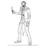 How to Draw The Joker from Injustice - Gods Among Us