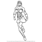 How to Draw Wonder Woman from Injustice - Gods Among Us