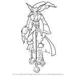 How to Draw Gol Acheron from Jak and Daxter