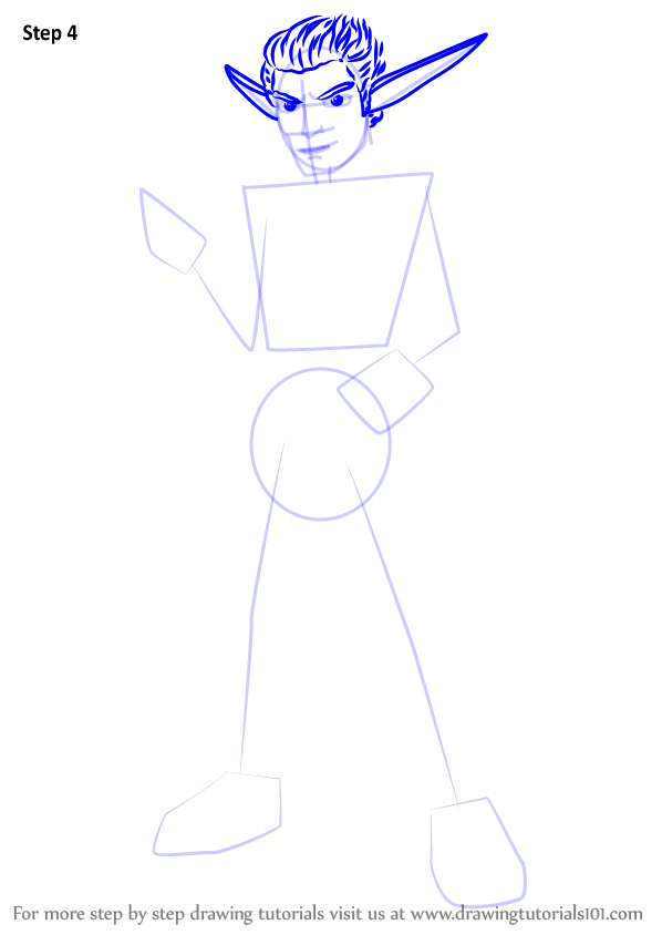 How to Draw Razer from Jak and Daxter (Jak and Daxter) Step by Step