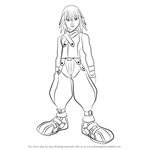 How to Draw Riku from Kingdom Hearts