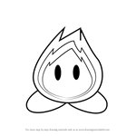 How to Draw Boboo from Kirby