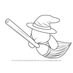 How to Draw Broom Hatter from Kirby