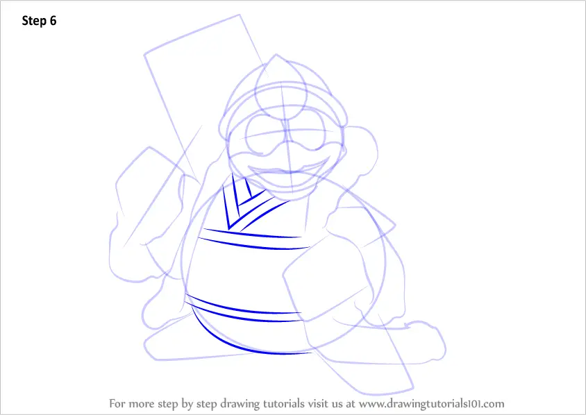 Learn How to Draw King Dedede from Kirby (Kirby) Step by Step : Drawing