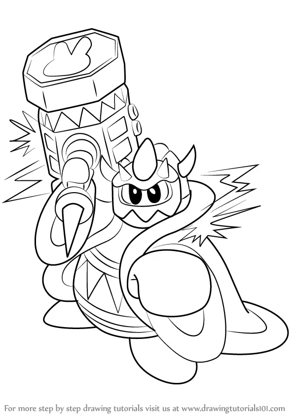 King Dedede Coloring Pages Coloring Pages