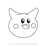 How to Draw Scarfy from Kirby