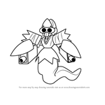 How to Draw Mistyghost from Medabots