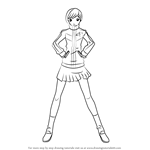 How to Draw Chie Satonaka from Megami Tensei